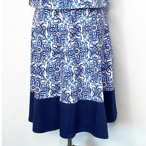 Milly for Design Nation Pleated Skirt and Top Set (M) - Picture 4 of 9